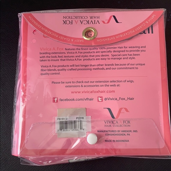 NWT Vivica A. Fox 31” Straight Drawstring Ponytail - Picture 3 of 8